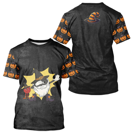 Polo Pétanque Halloween Sorcière Dabbing Noir - Homme Femme - T-Shirt Homme