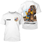 Polo Pétanque Homme Femme - Blanc & Coq Français - T-Shirt Homme