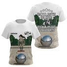 Polo Pétanque Homme Femme - Blanc Personnalisé Bouliste - T-Shirt Femme