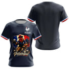 Polo Pétanque Homme Femme - Bleu & Marine Coq Gaulois - T-Shirt Femme