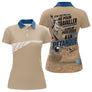 Polo Pétanque Homme Femme - Boules Humour Beiges & Bleu - Polo Femme
