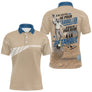 Polo Pétanque Homme Femme - Boules Humour Beiges & Bleu - Polo Homme