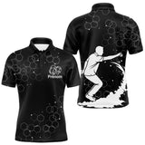 Polo Pétanque Homme Femme - Bouliste Noir Personnalisé - Polo Homme