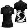 Polo Pétanque Homme Femme - Bouliste Noir Personnalisé - Polo Zippé Femme