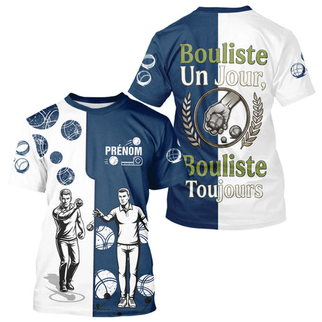 Polo Pétanque Homme Femme - Bouliste Un Jour Bouliste Toujours - T-Shirt Homme