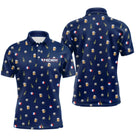 Polo Pétanque Homme Femme - Cadeau Boulistes & Bière Bleu - Polo Homme