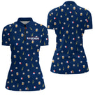 Polo Pétanque Homme Femme - Cadeau Boulistes & Bière Bleu - Polo Zippé Femme