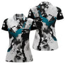 Polo Pétanque Homme Femme - Colour Noir & Turquoise - Polo Femme
