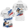 Polo Pétanque Homme Femme - Drapeau Français J'peux Pas - Polo Homme