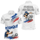 Polo Pétanque Homme Femme - Drapeau Français J'peux Pas - Polo Homme