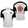 Polo Pétanque Homme Femme - J'Ai Boules Noir & Blanc Personnalisé - Polo Zippé Homme