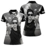 Polo Pétanque Homme Femme - Passion Boulistes Noir & Blanc - Polo Femme