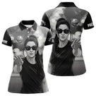 Polo Pétanque Homme Femme - Passion Boulistes Noir & Blanc - Polo Femme