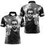 Polo Pétanque Homme Femme - Passion Boulistes Noir & Blanc - Polo Homme