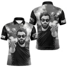 Polo Pétanque Homme Femme - Passion Boulistes Noir & Blanc - Polo Homme