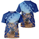 Polo Pétanque Homme Femme - Personnalisé Bleu & Bronze - T-Shirt Homme