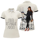 Polo Pétanque Homme Femme - Style Français Beiges Apéro - Polo Femme