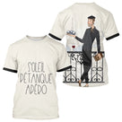 Polo Pétanque Homme Femme - Style Français Beiges Apéro - T-Shirt Homme