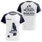 Polo Pétanque Homme Femme Blanc - Retraité & Bouliste - T-Shirt Femme