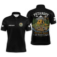Polo Pétanque Homme Femme – Boules Esprit Camping Noir - Polo Homme