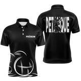 Polo Pétanque Homme Femme Noir - Personnalisé Prénom - Polo Homme