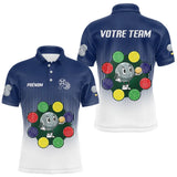 Polo Pétanque Homme Femme – Robot Boules Colorées - Polo Homme