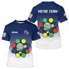 Polo Pétanque Homme Femme – Robot Boules Colorées - T-Shirt Homme