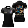 Polo Pétanque Humour - Homme Femme Noir Personnalisé - Polo Femme