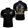 Polo Pétanque Humour - Homme Femme Noir Personnalisé - Polo Zippé Homme