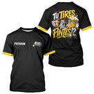 Polo Pétanque Humour Noir & Jaune - Tu Tires Ou Tu Pintes - T-Shirt Homme
