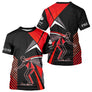 Polo Pétanque Imprimé Rouge & Noir - Cadeau Boule Homme Femme - T-Shirt Homme