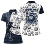 Polo Pétanque J'peux Pas Bleu - Boules Homme et Femme - Polo Femme
