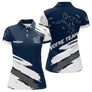 Polo Pétanque Joueur Marine - Design Sport Personnalisé - Polo Femme