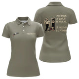 Polo Pétanque Kaki Personnalisé Humour - Homme Femme - Polo Femme
