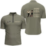 Polo Pétanque Kaki Personnalisé Humour - Homme Femme - Polo Zippé Homme