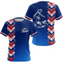 Polo Pétanque La France- Bleu Tricolore Homme Femme - T-Shirt Femme