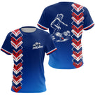Polo Pétanque La France- Bleu Tricolore Homme Femme - T-Shirt Femme