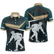 Polo Pétanque Maître Noir Vert - Joueur Vintage Homme Femme - Polo Homme