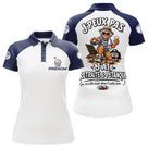 Polo Pétanque Marine & Blanc - Humour Retraite Personnalisé - Polo Femme