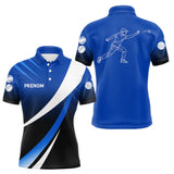 Polo Pétanque Moderne Bleu - Élégance & Performance Prénom - Polo Homme