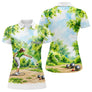 Polo Pétanque & Nature Homme Femme - Ciel Vert Personnalisé - Polo Femme