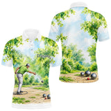 Polo Pétanque & Nature Homme Femme - Ciel Vert Personnalisé - Polo Homme