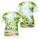 Polo Pétanque & Nature Homme Femme - Ciel Vert Personnalisé - T-Shirt Homme