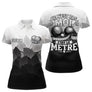Polo Pétanque Noir Blanc Drôle Personnalisé - Accessoire Tournoi - Polo Femme