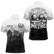 Polo Pétanque Noir Blanc Drôle Personnalisé - Accessoire Tournoi - Polo Homme
