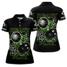 Polo Pétanque Noir Personnalisé - Collection Ready & Play - Polo Femme