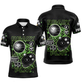 Polo Pétanque Noir Personnalisé - Collection Ready & Play - Polo Homme