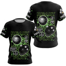 Polo Pétanque Noir Personnalisé - Collection Ready & Play - T-Shirt Femme