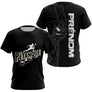 Polo Pétanque Noir Personnalisé - Design Main & Boules - T-Shirt Femme