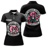Polo Pétanque Noir Personnalisé - Iron Boules Club - Polo Femme